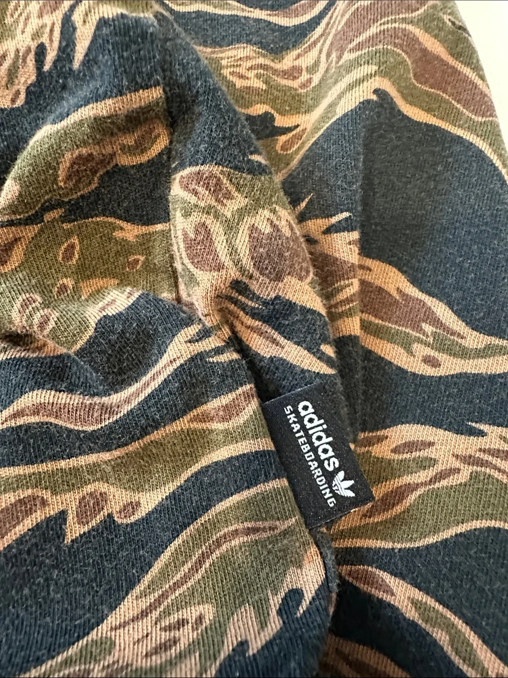 adidas Skateboarding Tiger Stripe Camo Tee